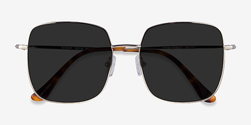 Argenté Sunday -  Métal Lunettes de soleil