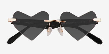 Or rose Dearest -  Métal Lunettes de soleil