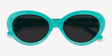 Teal Alexandra -  Acétate Lunettes de soleil