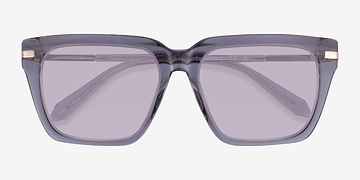 Crystal Gray Peggy -  Acétate Lunettes de soleil