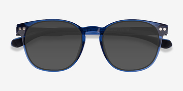 Shiny Crystal Blue Pep -  Plastique Lunettes de soleil