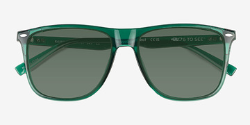 Crystal Green Rainfall -  Plastique Lunettes de soleil