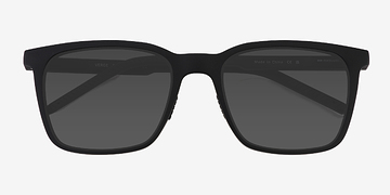 Matte Black Verge -  Plastique Lunettes de soleil