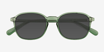 Shiny Clear Green  Malarkey -  Plastique Lunettes de soleil
