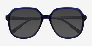 Bleu marine  Azure -  Plastique Lunettes de soleil