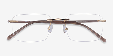 Gold Brown Nate -  Titanium Lunettes de vue