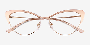 Shiny Rose Gold Valerie -  Titanium Lunettes de vue