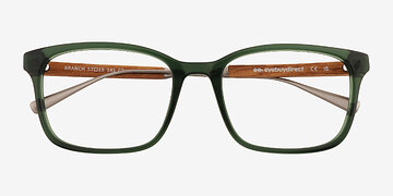 Vert Branch -  Bois mixte Lunettes de vue