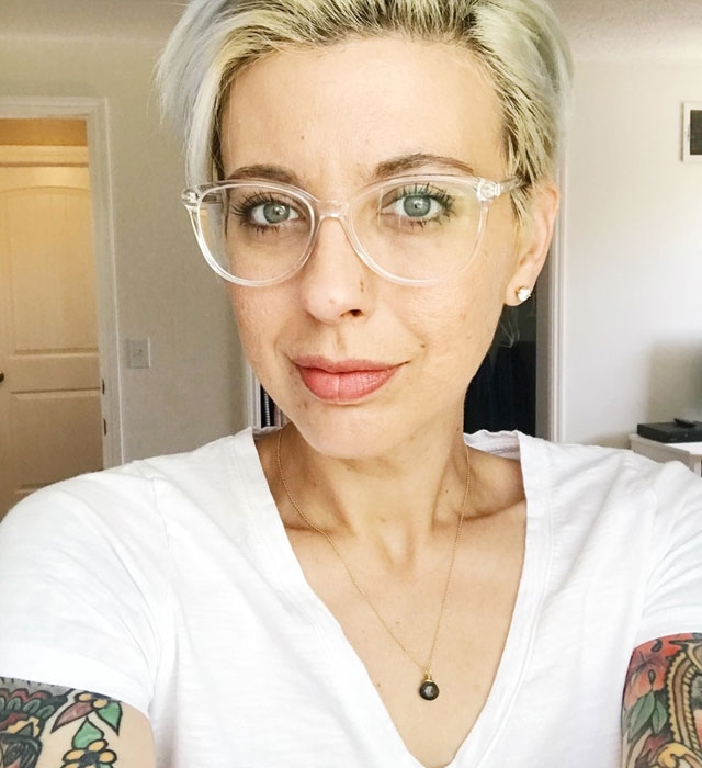 Clear/White-Round-Eyeglasses for Women