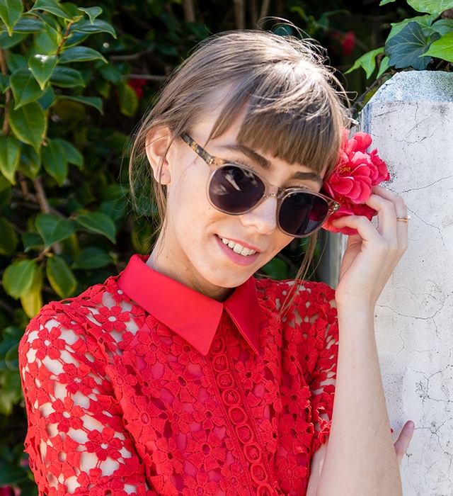 Champagne-Round-Sunglasses for Women