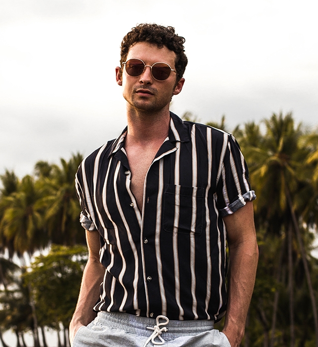 Silver-Round-Sunglasses for Men