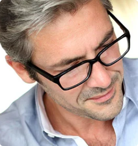 Lunette de vue à verres progressifs